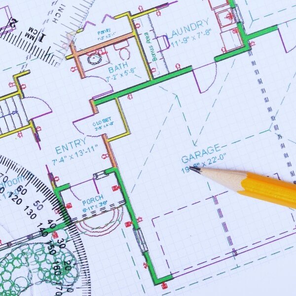 Detailed garage design and drafting service plans created by a professional garage draftsman on the Central Coast