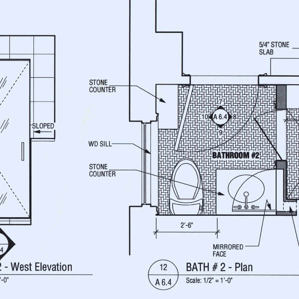 True Blue Drafting delivers detailed, council-ready bathroom renovation plans across the Central Coast. Fixtures, finishes, and layout with DA and CC support included.
